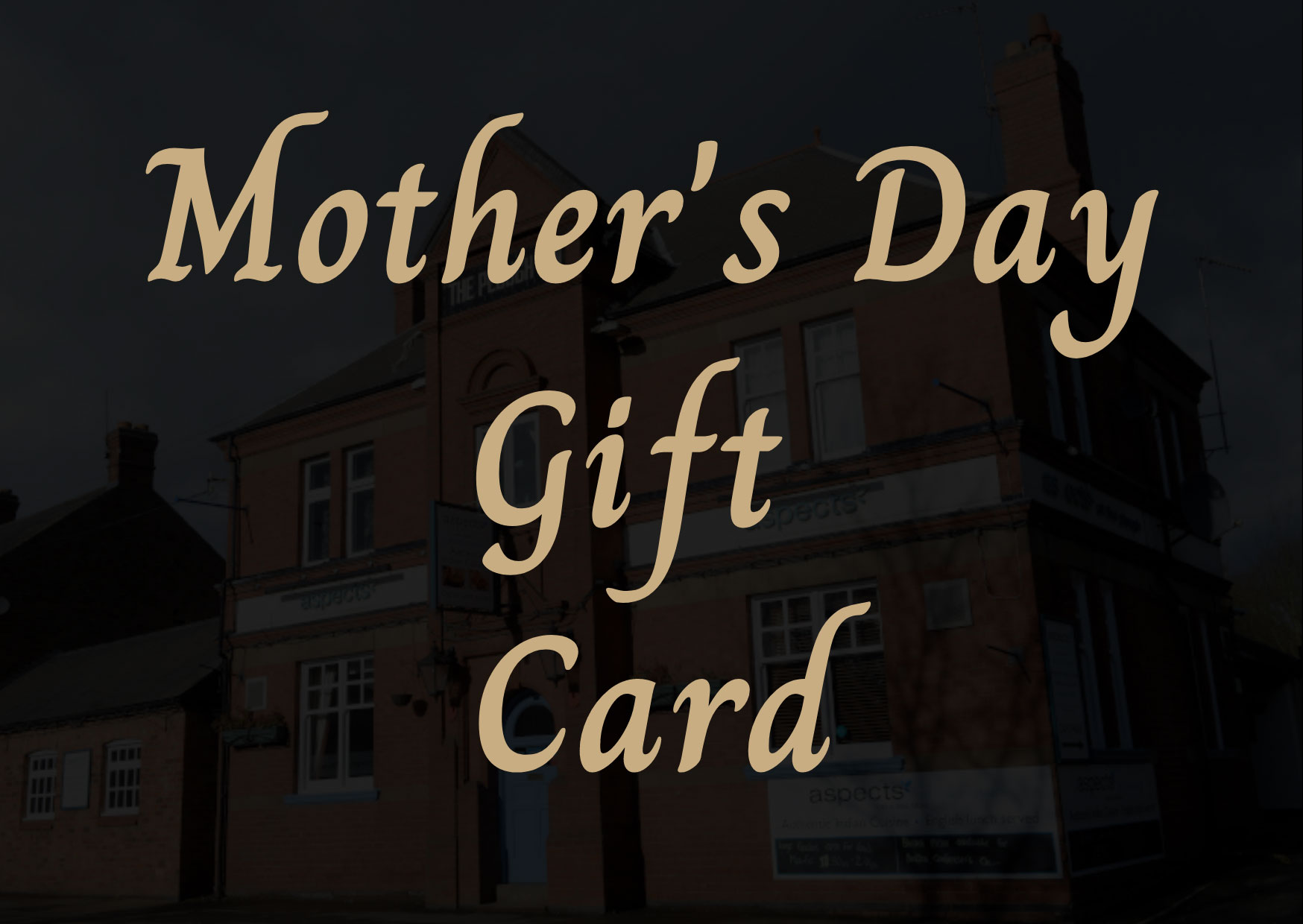 Mother’s Day Gift Card Aspects Enderby